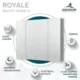 Aquadom Royale 40" × 30" Triple Door Medicine Cabinet R3-4030E-N - Image 13