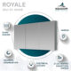 Aquadom Royale 60" × 30" Triple Door Medicine Cabinet - Image 13