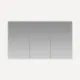 Aquadom Royale 60" × 36" Triple Door Medicine Cabinet R3-6036E-N