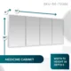 Aquadom Royale 72" × 36"  Medicine Cabinet - Image 11