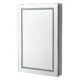 Aquadom Royale Basic Q 24'' × 30'' Left Hinge LED Lighted Medicine Cabinet - Image 9