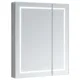 Aquadom Royale Basic Q 30'' × 30'' LED Lighted Medicine Cabinet - Image 2