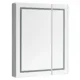 Aquadom Royale Basic Q 30'' × 30'' LED Lighted Medicine Cabinet - Image 3
