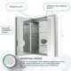 Aquadom Royale Plus 40'' х 30'' LED Lighted Medicine Cabinet - Image 16