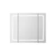 Aquadom Royale Plus 48'' × 36'' LED Lighted Triple Door Medicine Cabinet