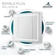 Aquadom Royale Plus 48'' × 36'' LED Lighted Triple Door Medicine Cabinet - Image 14