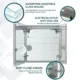 Aquadom Signature Royale 30'' × 30'' LED Lighted Medicine Cabinet - Image 15