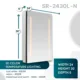 Aquadom Signature Royale 24'' × 30'' Left Hinge LED Lighted Medicine Cabinet - Image 13