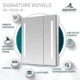 Aquadom Signature Royale 30'' × 36'' LED Lighted Medicine Cabinet - Image 12