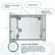Aquadom Signature Royale 30'' × 36'' LED Lighted Medicine Cabinet - Image 13