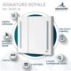 Aquadom Signature Royale 36'' × 30'' LED Lighted Medicine Cabinet - Image 10