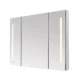 Aquadom Signature Royale 36'' × 36'' LED Lighted Triple Door Medicine Cabinet - Image 10