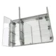 Aquadom Signature Royale 36'' × 36'' LED Lighted Triple Door Medicine Cabinet - Image 8