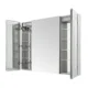Aquadom Signature Royale 36'' × 36'' LED Lighted Triple Door Medicine Cabinet - Image 4