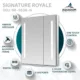 Aquadom Signature Royale 36'' × 36'' LED Lighted Medicine Cabinet - Image 16