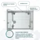 Aquadom Signature Royale 36'' × 36'' LED Lighted Medicine Cabinet - Image 14