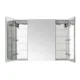 Aquadom Signature Royale 40'' × 30'' LED Lighted Triple Door Medicine Cabinet - Image 5