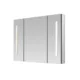 Aquadom Signature Royale 40'' × 30'' LED Lighted Triple Door Medicine Cabinet - Image 14