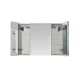Aquadom Signature Royale 40'' × 30'' LED Lighted Triple Door Medicine Cabinet - Image 4