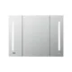Aquadom Signature Royale 48'' × 30'' LED Lighted Triple Door Medicine Cabinet - Image 3
