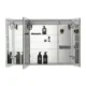 Aquadom Signature Royale 48'' × 30'' LED Lighted Triple Door Medicine Cabinet - Image 5