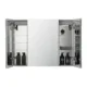 Aquadom Signature Royale 48'' × 30'' LED Lighted Triple Door Medicine Cabinet - Image 4