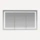 Aquadom Signature Royale 60'' × 30'' LED Lighted Medicine Cabinet