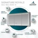 Aquadom Signature Royale 60'' × 30'' LED Lighted Medicine Cabinet - Image 8