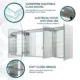 Aquadom Signature Royale 60'' × 30'' LED Lighted Medicine Cabinet - Image 10