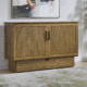 Arason Creden-ZzZ Verona Queen Size Murphy Cabinet Bed Reeded/Medium Brown 583-15 - Image 2