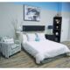 Cabinet Murphy Bed | Queen | Barn White & Black | Elite Series | CabinetBed Inc - Image 9