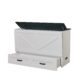 Cabinet Murphy Bed | Queen | Barn White & Black | Elite Series | CabinetBed Inc - Image 4