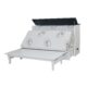 Cabinet Murphy Bed | Queen | Barn White & Black | Elite Series | CabinetBed Inc - Image 7