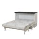 Cabinet Murphy Bed | Queen | Barn White & Black | Elite Series | CabinetBed Inc - Image 8