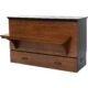 Cabinet Desk Bed | Queen | Cojoba and Black | Studio Series | CabinetBed Inc ST-BWD-COJ-Q - Image 2