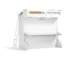 Castello Twin-Over-Full Murphy-Style Wall Bunk Bed with Desk by Multimo Beds - Image 2