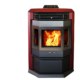 ComfortBilt Pellet Stove Burgundy HP22-Burgundy-SS
