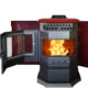 ComfortBilt Pellet Stove Burgundy HP22-Burgundy-SS - Image 3