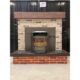 ComfortBilt Pellet Stove Fireplace Insert HP22i-Black-SS