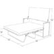 Console Murphy Bed With Desk, Queen Size, by Leto Muro - Image 6