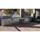 Sunstone 37" ADA Compliant Double Sink with Covers & Hot/Cold Faucet ADASK37 - Image 5