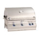 Fire Magic Aurora A540i Built-In Grill with Analog Thermometer with Rotisserie Backburner (Shown) A540I-8EAN