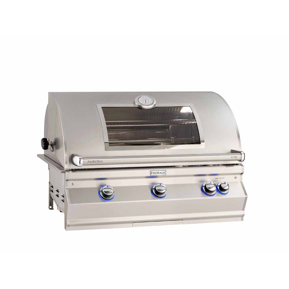 images Fire Magic Aurora Built-In Grill with Analog Thermometer with Window without Backburner A790I-7EAN-W - Image 1