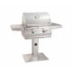 Fire Magic Choice Multi-User 24'' Patio Post Mount Gas Grill With Analog Thermometer  CM430S-RT1N-P6