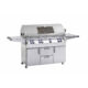 Fire Magic Echelon Portable Grill Analog Thermometer and Single Sideburner E1060S-8EAN-62-W
