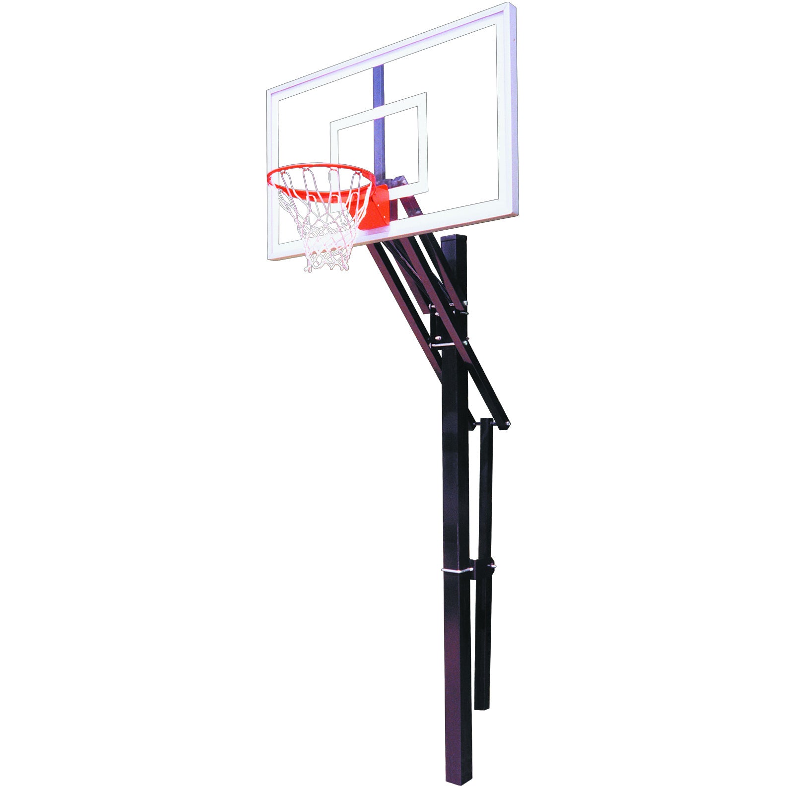 images first-team-slam-select-in-ground-adjustable-basketball-system