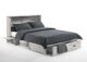 Night and Day Furniture Ranchero Murphy Cabinet Bed, Queen, Wildwood Vintage White - Image 7