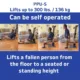 IndeeLift PPU-S Human Floor Lift 400 lbs Capacity Floor To Stand - Image 6