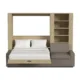 Queen Size Murphy Bed with Extended Couch | Inovabed - Image 6