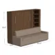 Queen Size Murphy Bed with Extended Couch | Inovabed - Image 28
